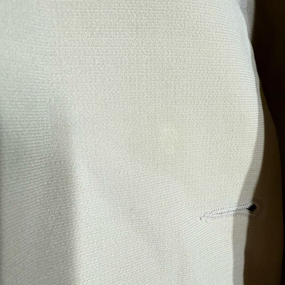 Pendleton Khaki Tan Short Sleeve Blazer 3 Button Size 10 Minimalist Career - Picture 10 of 10